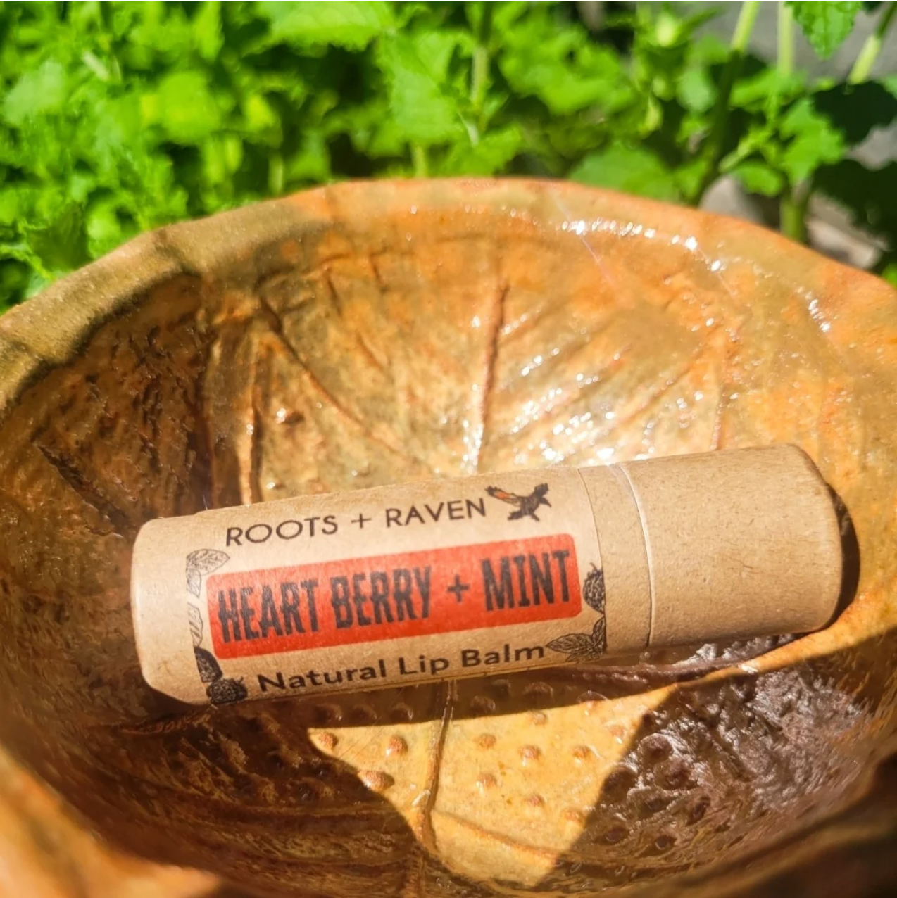 Roots and Raven- Heart Berry and Mint Lip Balm