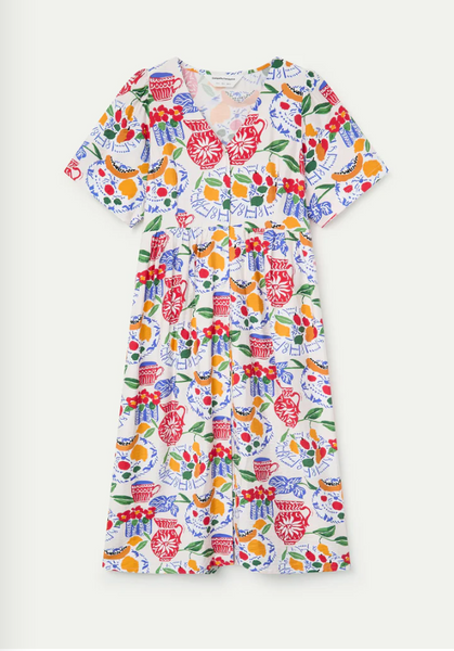 Lush Print Midi Dress