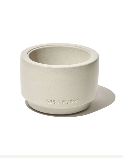 Refillable Concrete Candle- Grey, Vessel Only