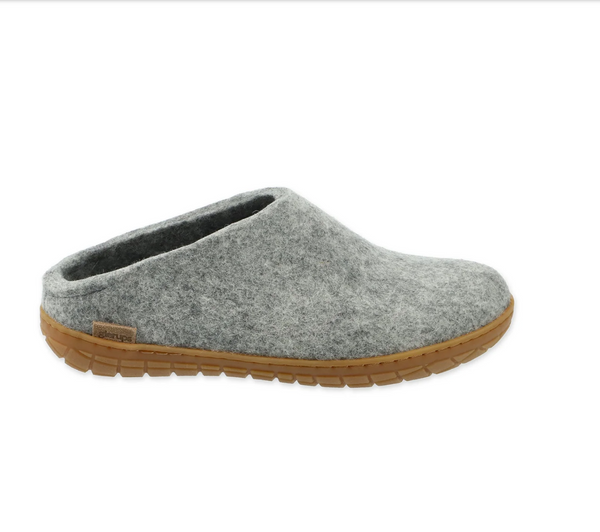 Slip-On with Rubber Sole- Grey
