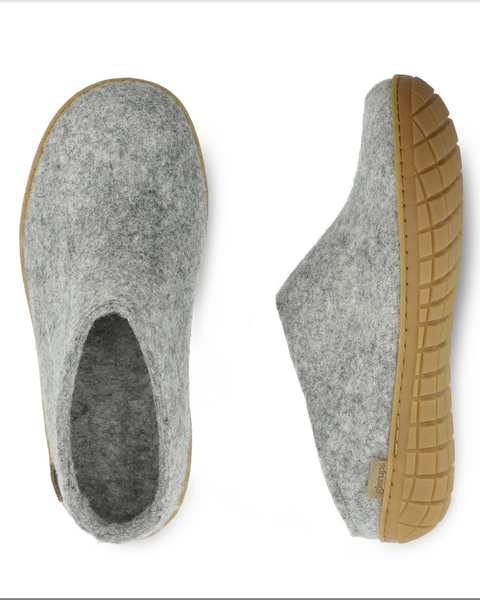 Slip-On with Rubber Sole- Grey