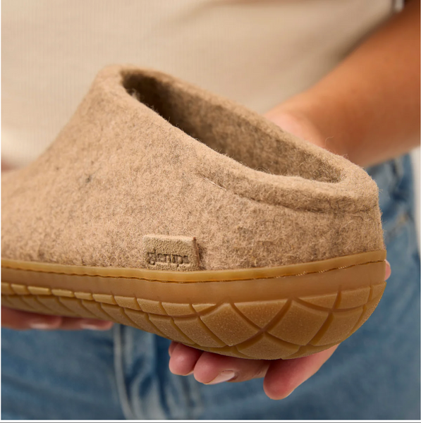 Slip-On with Rubber Sole- Sand
