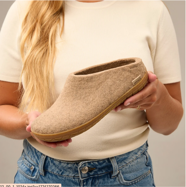 Slip-On with Rubber Sole- Sand