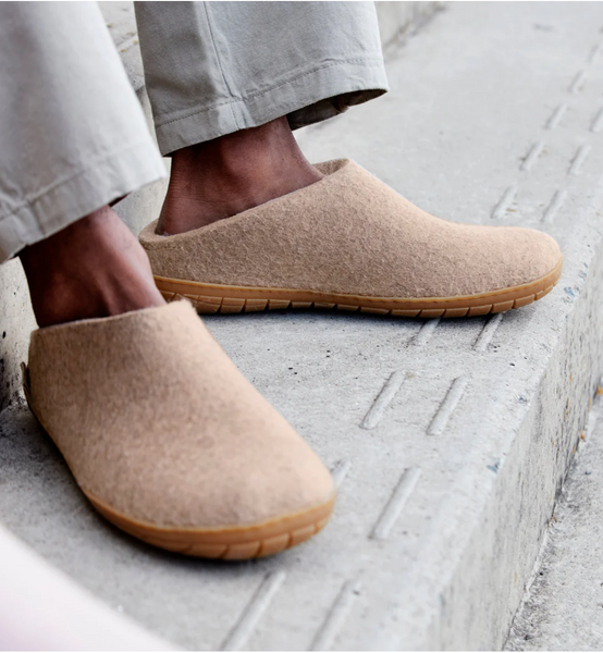 Slip-On with Rubber Sole- Sand