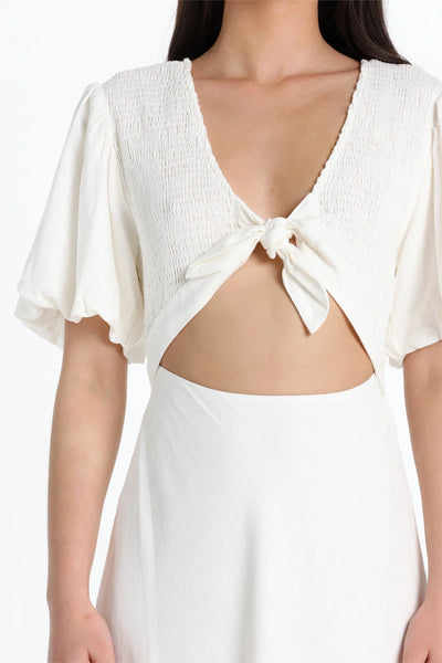 Tia Maxi Dress- White