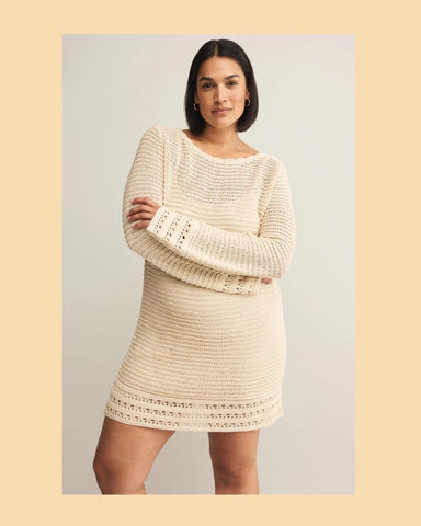 Calabria Crochet Mini Dress