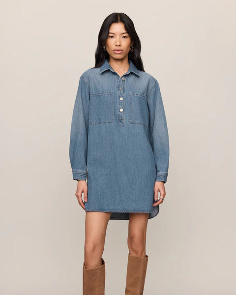 Lucie Denim Shirt Dress
