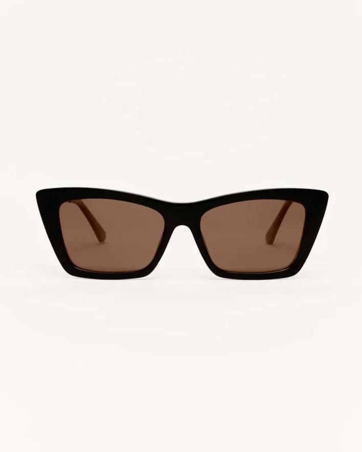 Sunnies- Lookout, Polished Black