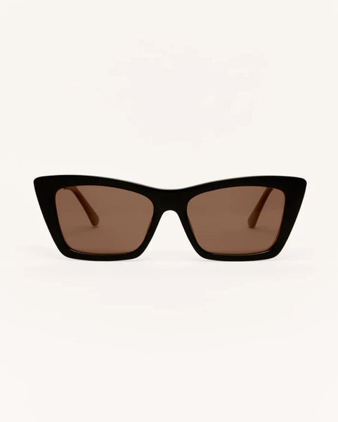 Sunnies- Lookout, Polished Black