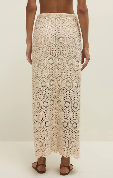 Raquel Lace Skirt- Natural
