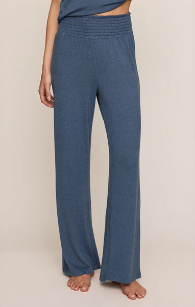 Dawn Smocked Pant- True Navy