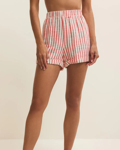 Cabana Short- Crimson Crush