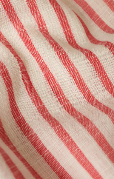 Saturdays Stripe Shirt- Crimson Crush