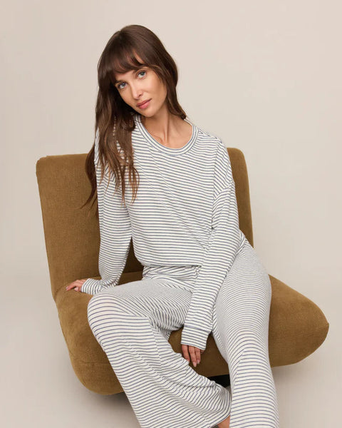 Classic Stripe Lounge Top