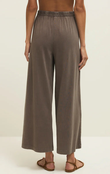 Scout Jersey Crop Flare Pant- Taupe