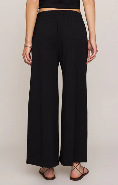 Scout Jersey Crop Flare Pant- True Black