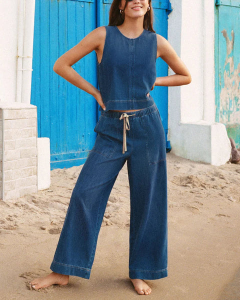 Daycation Denim Utility Pant