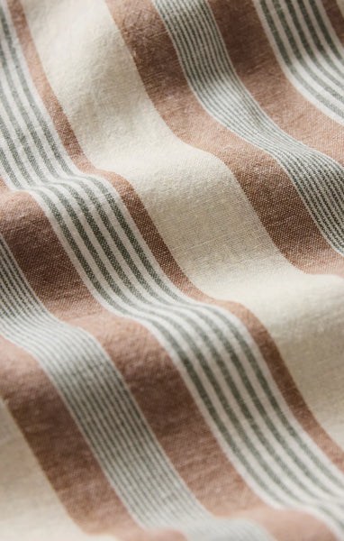 The Perfect Striped Button Up- Island Coconut