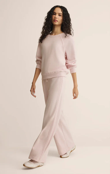 All Around Sweatshirt- Washed Pink