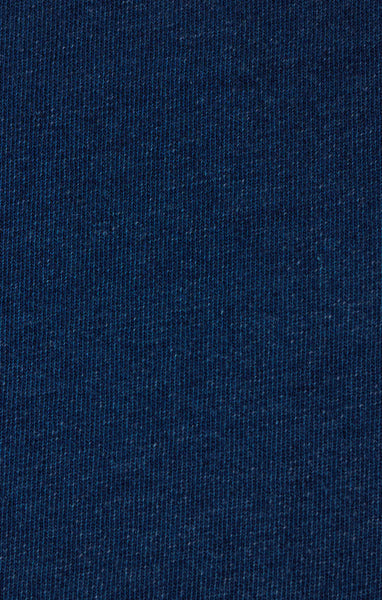 Noelle Jersey Denim Top- Indigo