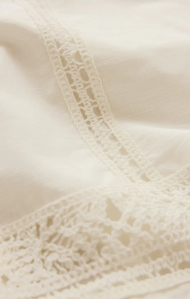 Sloan Embroidered Top-White