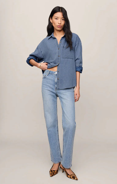 The Perfect Twill Button Up