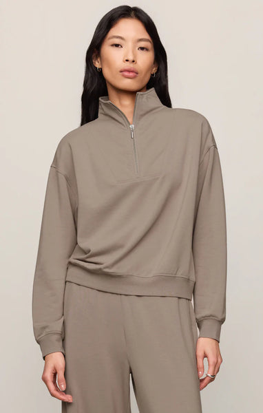 Gate Check Modal Sweatshirt- Wild Mushroom