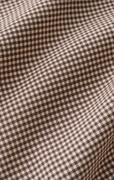On Duty Gingham Button Up Top