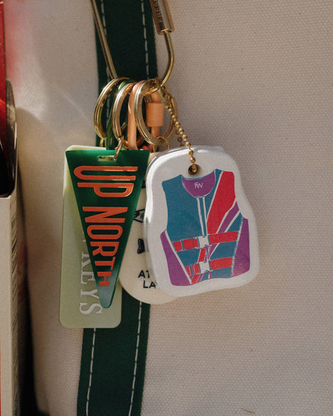 '90s Lifejacket Floating Keychain