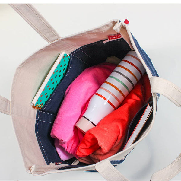 Classic Canvas Tote Bag Medium- Natural