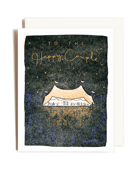 Wedding Tent | Letterpress Card