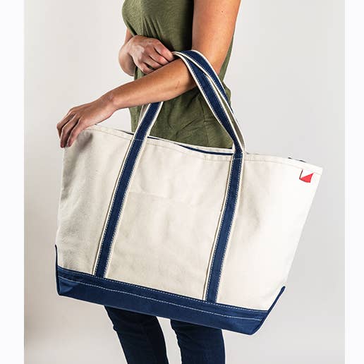 Classic Canvas Tote Bag Large- Natural