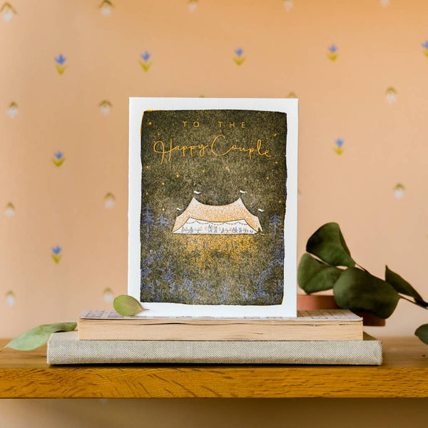 Wedding Tent | Letterpress Card