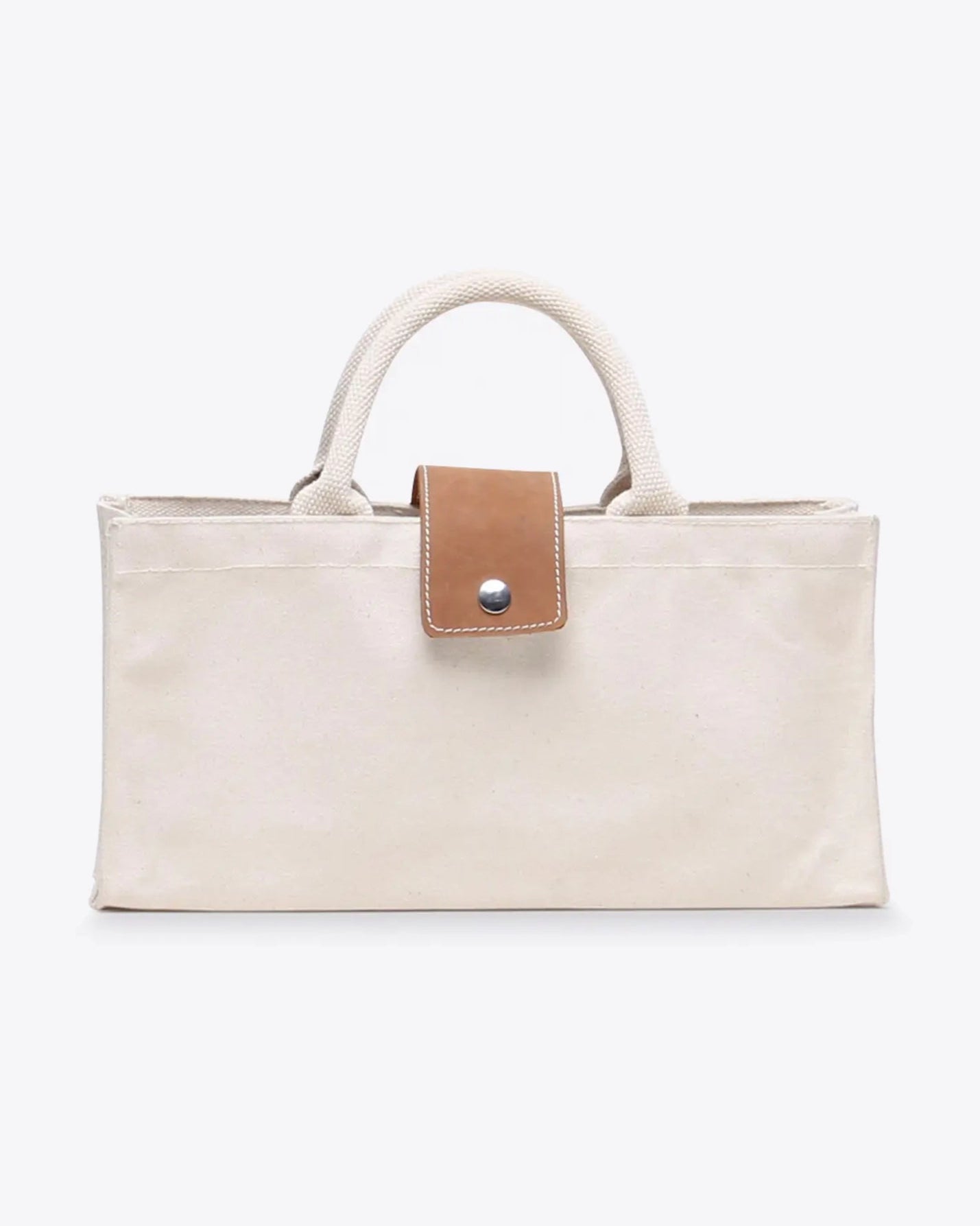 Mini Canvas & Leather Tote