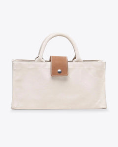 Mini Canvas & Leather Tote