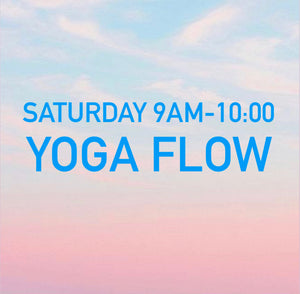 SATURDAY 9AM-10:00, YOGA FLOW