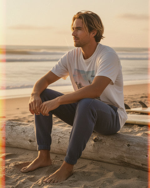Lounge Pant- Washed Blue