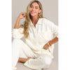 Cool Nights Fleece Shirt- Bone