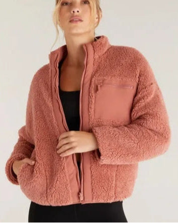 Reversible Quilted Jack- Pink Cedar