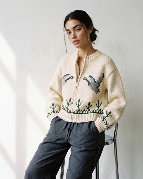 Songbird Zip Sweater