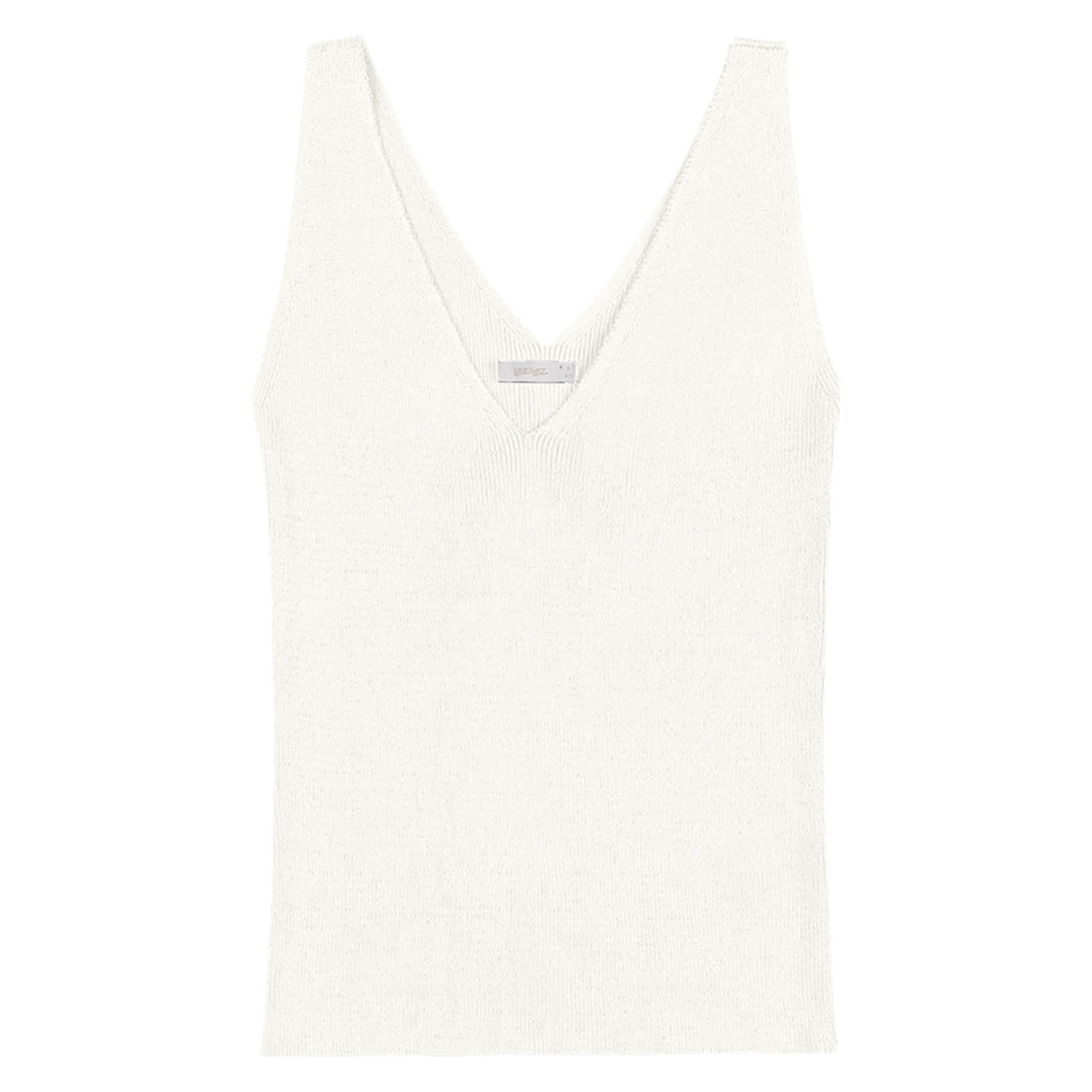 Knit Tank- Off white