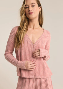 Mara Long Sleeve Top- Rosebud