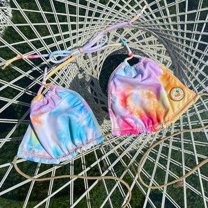 Looped String Bikini Top- Aura Collection