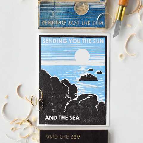 Greeting Card- Sun and Sea