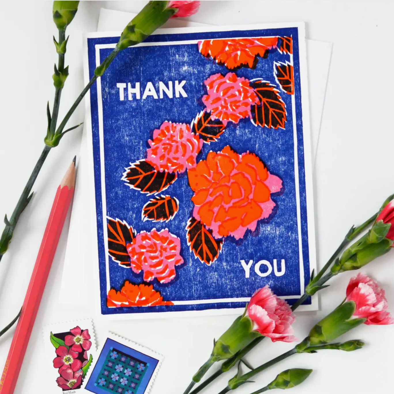 Greeting Card- Thank you Flowers