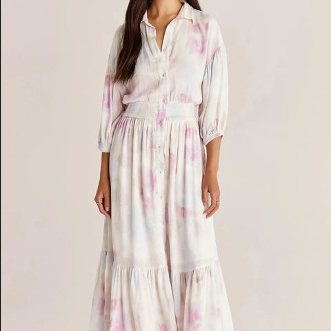 Tanya Maxi Dress - Watercolour