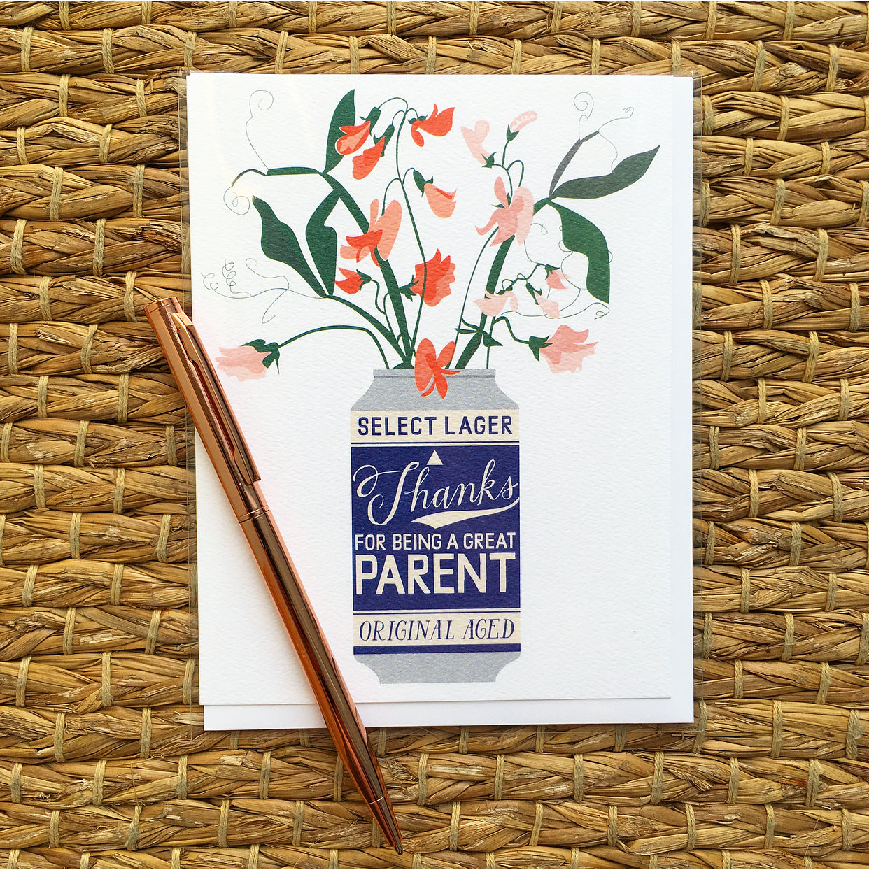 Greeting Card- Thanks For Being A Great Parent