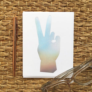 Greeting Card- Hologram Peace