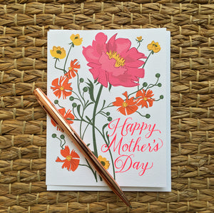 Greeting Card- Happy Mothers day Flowers