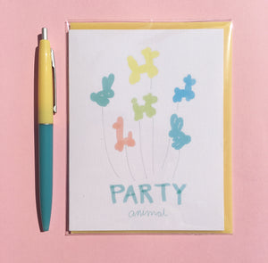 Greeting Card- Party Animal